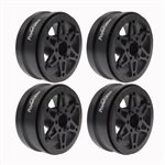 1.9" Carbon Fiber Lightweight Beadlock Wheels G, 1/10 Rock Crawl