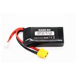 11.1V 3S 1000Mah Lipo Battery With Xt60 Connector; Lightwave 400