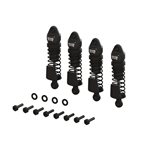 ARRMA Aluminum Shock Set, 58mm Length, 1000 cSt Oil (4), Black: GROM