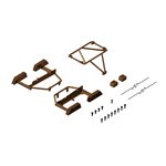 ARRMA Desert Truck Body Roll Cage Set, Bronze: GROM