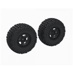 DBOOTS 'FORTRESS SC' Tire Set Glued, Black (2)