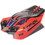 1/8 Clipless Painted Decaled Body, Black: TYPHON 4X4