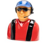 Pilot Bust: J-3 Cub 10cc, 82.5"