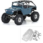 1/10 2004 Jeep LJ Clear Body/Trail Cage 12.3" Wheelbase Crawlers
