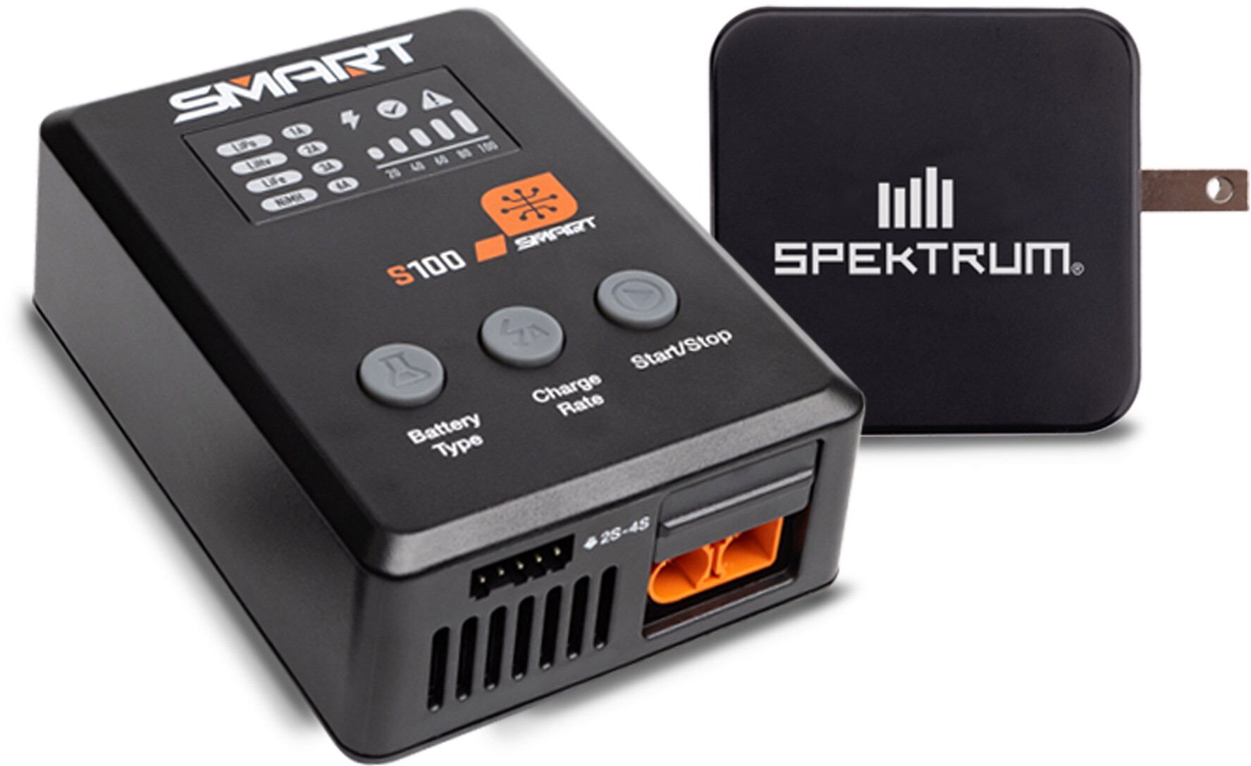 Spektrum S100 1x100W USB-C Smart Charger, 65W USB-C GaN Power Supply Comb