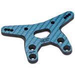RC10B7 -2mm carbon fiber front shock tower - blue