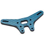 RC10B7 -2mm carbon fiber rear shock tower - blue