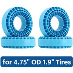 Injora 4pcs Silicone Rubber Inserts for 118-122mm(4.75 OD) 1.9 Tires