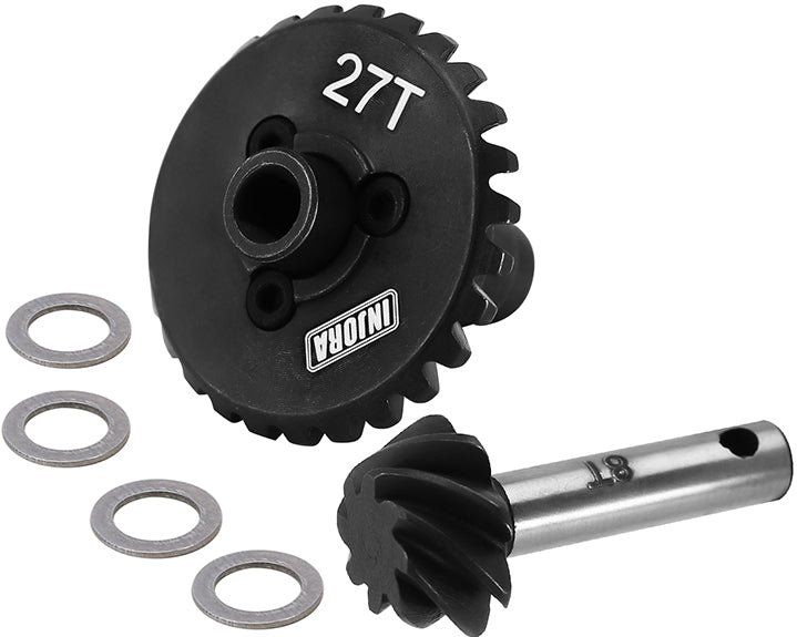Injora Overdrive Underdrive Steel Helical Gears for SCX10 II SCX10 III