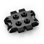 J Concepts Rc10b7 Front Bulkhead 0 Degree (9.3G), Aluminum, Black