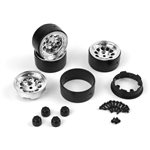 Cs-10 Beadlock Wheel 1.2In (Chrome/4Pcs) For Venture18