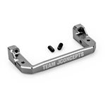 RC10, RC10T, RC10GT servo mount bracket, gun metal
