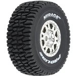 Proline 1/16 Mirage TT F/R Tires MTD 12mm Silver Impulse (4): Mojave Gro