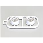 Kyosho Multi Wheel Ii With Offset 2.0 White, Re30, 2 Pieces