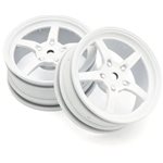 5-Spoke Racing Wheel, White, 2Pcs