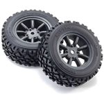 Glued Vintage Rally Tire Fz02-R (M), 8-Spoke Watanabe Wheel/Blac