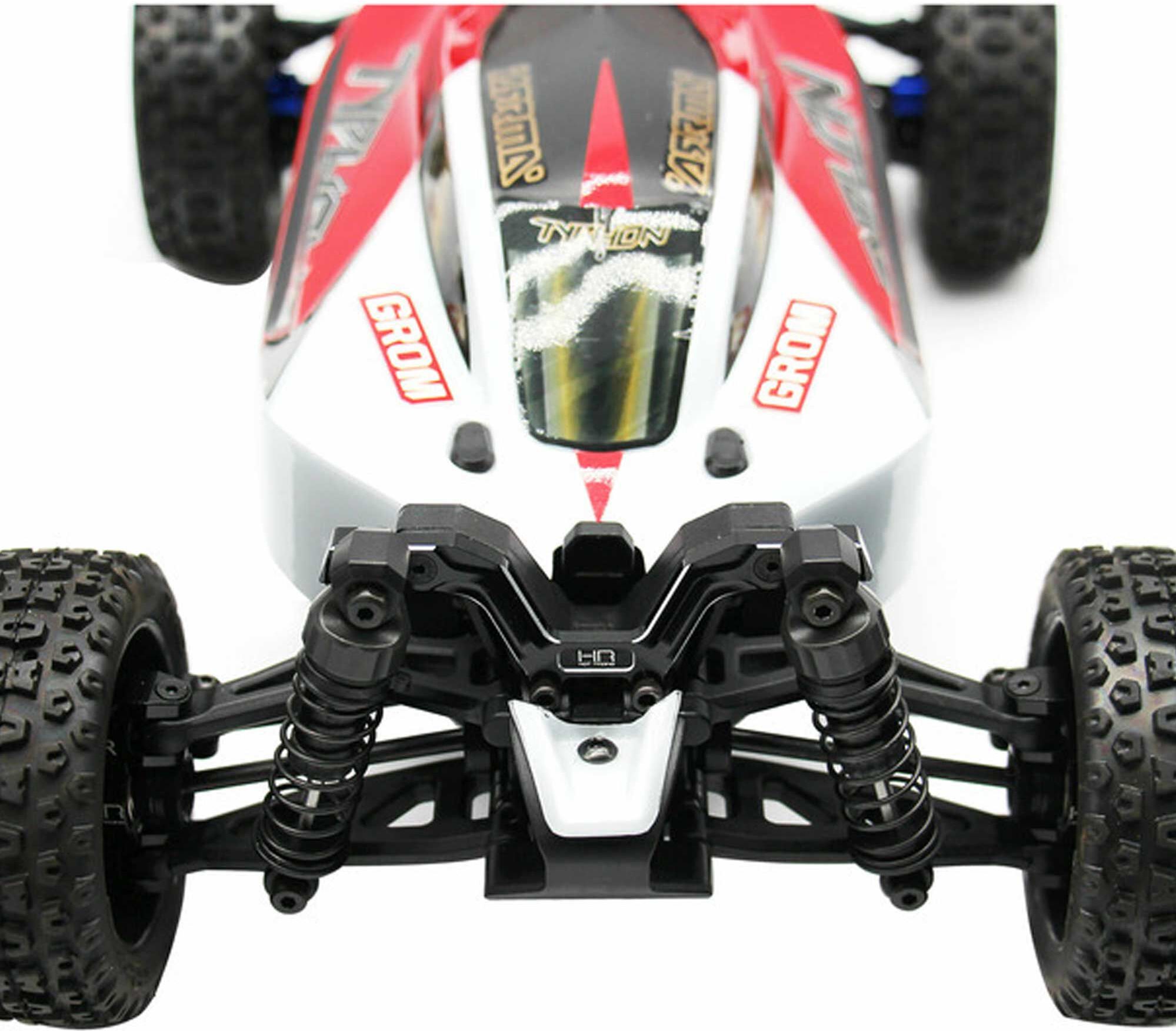 Aluminum Shock Tower Brace For ARRMA GROM 4X4 RC Cars - 6061-T6 Black/Red/Blue Stabilizer