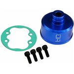 Aluminum Differential Carrier Case, 1/10 Traxxas Mini Maxx, Blue
