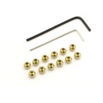 Kyosho 4.8 Brass Ball, 12Pcs