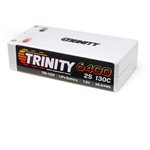 Trinity 7.6V 6400mAh 2S 130C Shorty LiPo Battery: 5mm Bullets