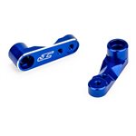 Rc10b7 Aluminum Steering Bell Cranks, Blue, Fits Jc #5209 Steeri