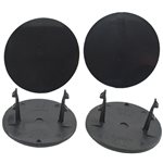 Gambler Snap-In Mud Plugs (Black)