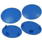 DE Racing Snap-In Mud Plugs For Speedway Wheels (Blue)