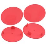 DE Racing Snap-In Mud Plugs For Speedway Wheels (Pink)