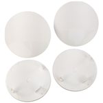 DE Racing Snap-In Mud Plugs For Speedway Wheels (White)