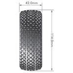 B-Pirate 1/8 Off-Road Buggy Tires, Super Soft, Unmounted, Front/