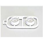 Multi Wheel Ii N/Offset 2.5 (White/Re30/2Pcs)