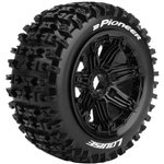 Louise RC B-Pioneer 1/5 Off Road Buggy Tires, 24Mm Hex, Mounted On Black S