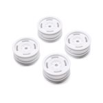 Axial 1.0 Bronco Heritage Wheels, White: SCX24