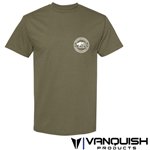 Vanquish Products Badge - T-shirt - Olive Green 3XL