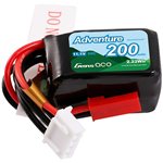 Gens ace 200mAh 3S 11.1V 30C Lipo Battery Pack with JST Plug