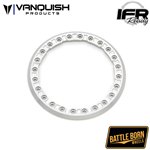 Vanquish Products Battle Born Wheels 2.2 Notched Beadlock Clear