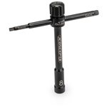 Steel Glow Plug Multi-Wrench (8mm Socket, 3mm Hex, 5mm Hex)