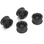 8 Spoke Wheel +1Mm (Black), For Lmx