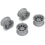 8 Spoke Wheel +4Mm (Gray), For Lmx