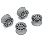 10 Spoke Wheel +4Mm (Gray), For Lmx