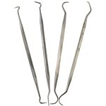 4Pc Dental Pick Assortment, Carded