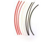 12Pc Red, Black, White Heat Shrink Tube Assortment