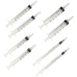 8Pc Syringe Assortment, Poly Bag