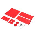 Losi Wing Panel Set, Red: 22S Sprint