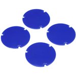 Losi Wheel Cover Set, Blue: 22S Sprint
