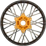 1/4 Pro-Spec Aluminum V2 Bead Rear Wheel Black/Gold (1): Promoto