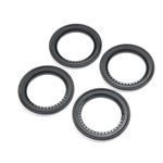 Snap-in Beadlock Rings, Black (4): LMT 2.0
