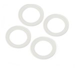 Snap-in Beadlock Rings, White (4): LMT 2.0