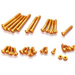 Aluminum Screw Set For Ex-Rr / Ex-2 / Ldt / Next (Orange)