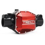 Treal Hobby Axial SCX10 Pro 7075 Aluminum Front Center Axle Housing (Black)